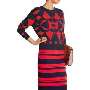 DKNY Intarsia knitted sweater